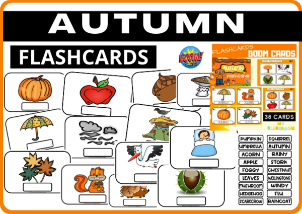 AUTUMN - FLASHCARDS
