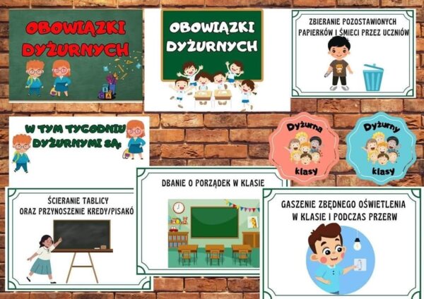 Obowiązki dyżurnych