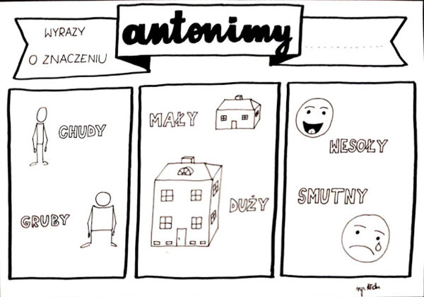 Język polski. Antonimy i synonimy