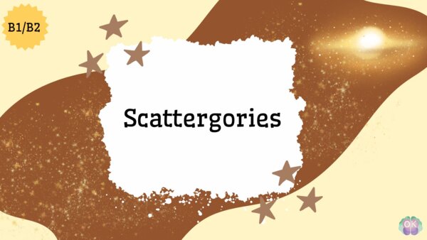Scattergories – gra słowna po angielsku (poziom B1/B2)gra językowa, angielski dla dzieci, zabawa w słowa, rozwijanie słownictwa, ESL games, nauka angielskiego, klasy 1-8, kreatywne myślenie, language game, English for kids, word game, vocabulary practice