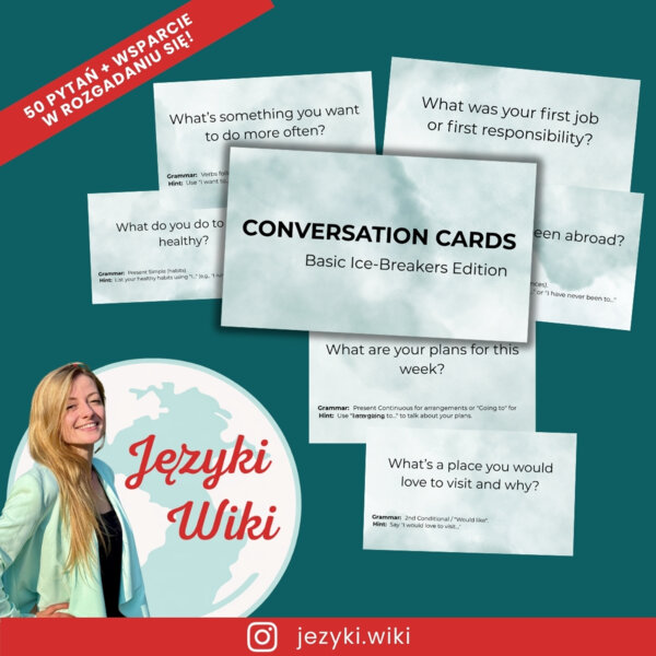 Basic Ice-Breakers. Conversation Cards. Karty Konwersacyjne