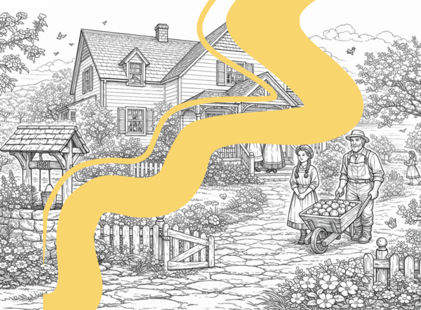 Kolorowanka - Ania z Zielonego Wzgórza