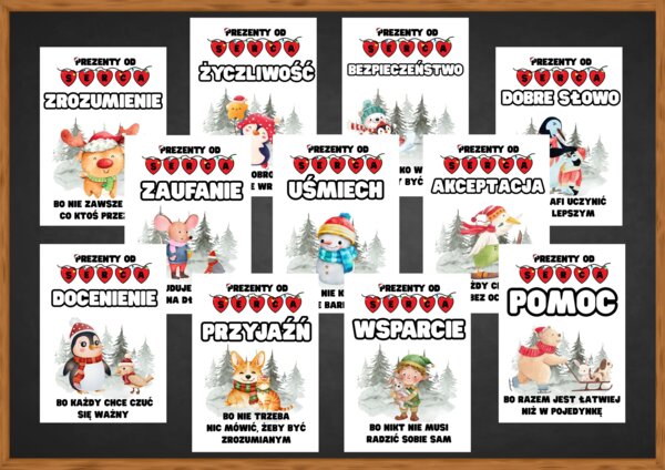 PREZENTY OD SERCA - zestaw plakatów