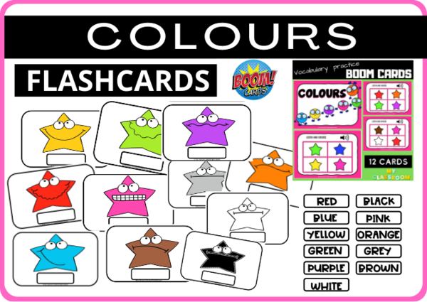 COLOURS - FLASHCARDS