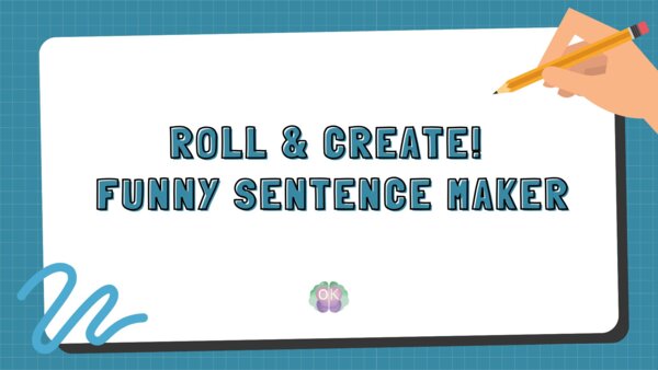 🎲 ROLL & CREATE! Funny Sentence Maker, fun activity, dice game, sentence building, ESL speaking game, creative writing, A1, A2, B1, English worksheets, funny sentences, classroom game, warm-up activity, vocabulary practice, adjectives nouns places, commu