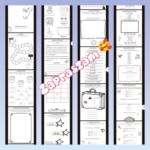 Karty pracy na zajęcia korekcyjne -kompesacyjne 1-3