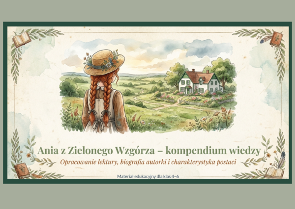 🌺"ANIA Z ZIELONEGO WZGÓRZA" - prezentacja - 16 slajdów