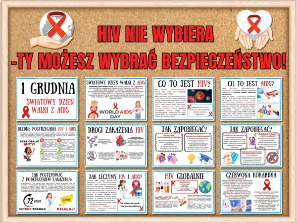 ŚWIATOWY DZIEŃ WALKI Z AIDS - 1 grudnia - zestaw materiałów
