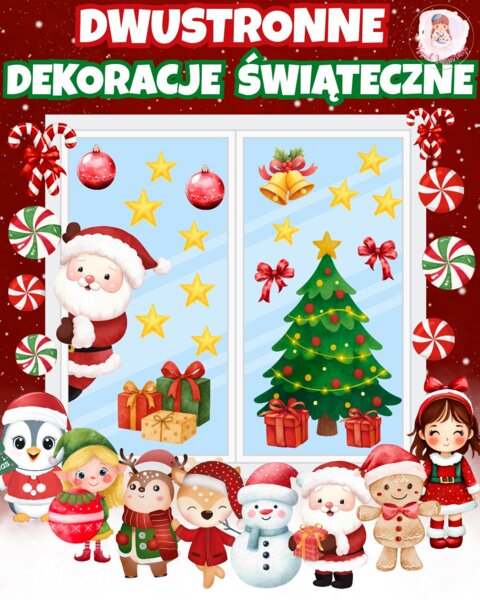 🎁🎄 DWUSTRONNE DEKORACJE ŚWIĄTECZNE 🎄🎁