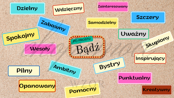 Gazetka motywacyjna - Po prostu bądź...