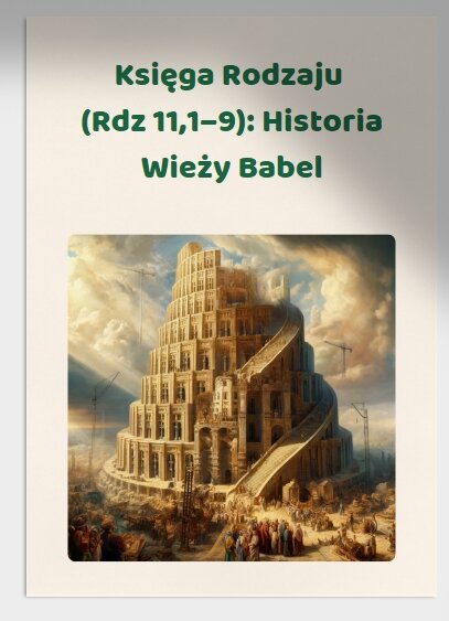 Księga Rodzaju (Wieża Babel)