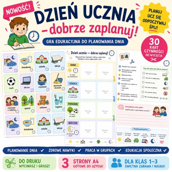 Dzień ucznia - dobrze zaplanuj