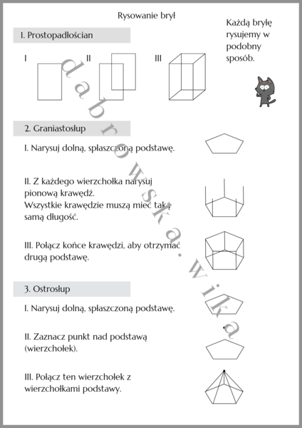 Rysowanie brył krok po kroku