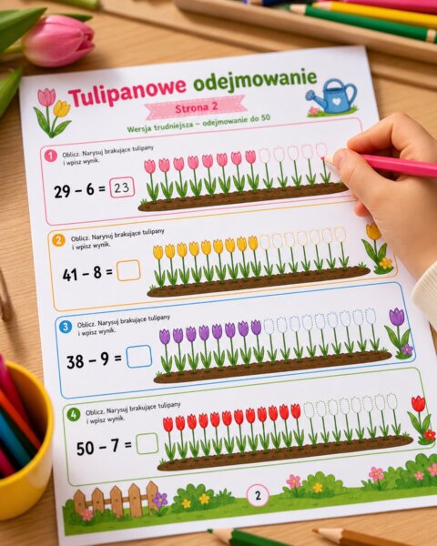 Tulipanowe odejmowanie