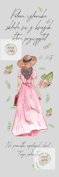 Zakładka do książki, upominek na koniec roku