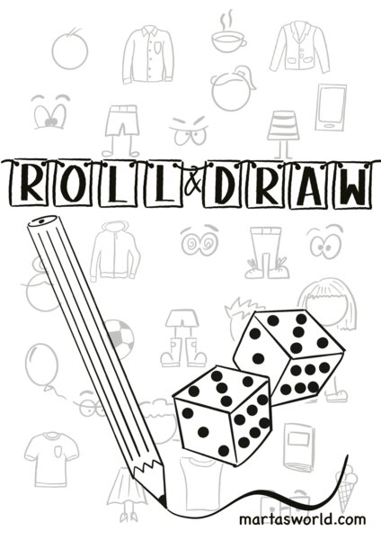 🎲✏️ Roll & Draw – Kreatywna Gra Rysunkowa po angielsku! 🎨🧠