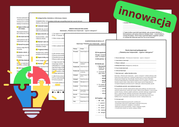 INNOWACJA pedagogiczna - Polonistyczne świętowanie – typowo i nietypowo - klasy 4-8
