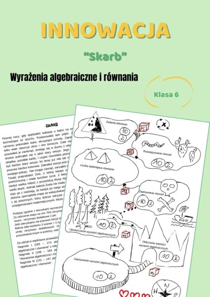 Innowacja matematyczna, grywalizacja, wyrażenia algebraiczne i równania, klasa 6