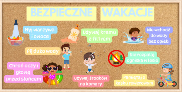 ☀️ GAZETKA BEZPIECZNE WAKACJE ☀️
