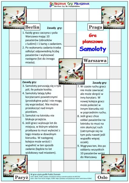 Samoloty – Gra planszowa