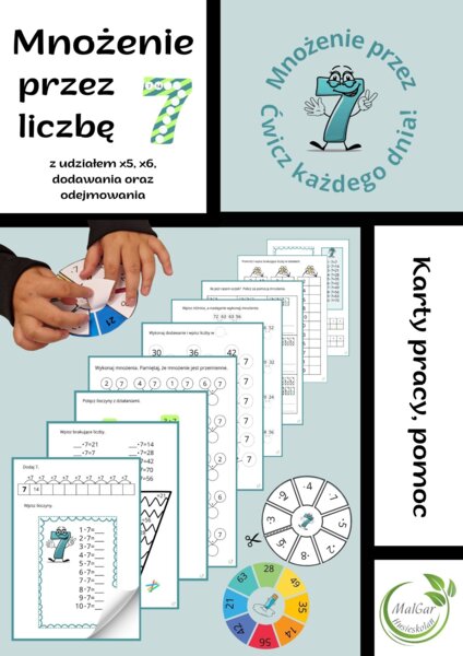 Mnożenie przez 7: Ćwiczenia dla uczniów klas 1-3