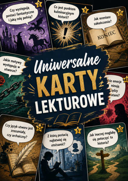 Uniwersalne karty lekturowe.
