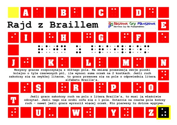 Rajd z Braillem – Gra planszowa