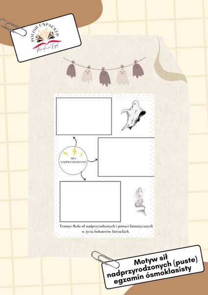 Motyw sił nadprzyrodzonych egzamin ósmoklasisty język polski