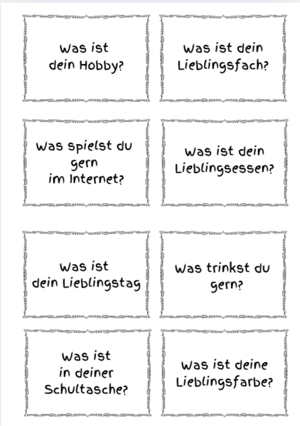 Stop and Swap Bewegungsspiel język niemiecki