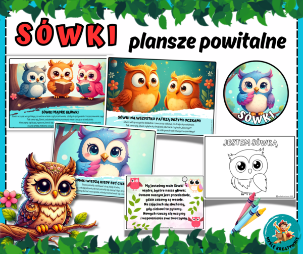 SÓWKI - plansze powitalne