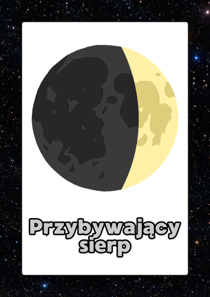 FAZY KSIĘŻYCA PLANSZE