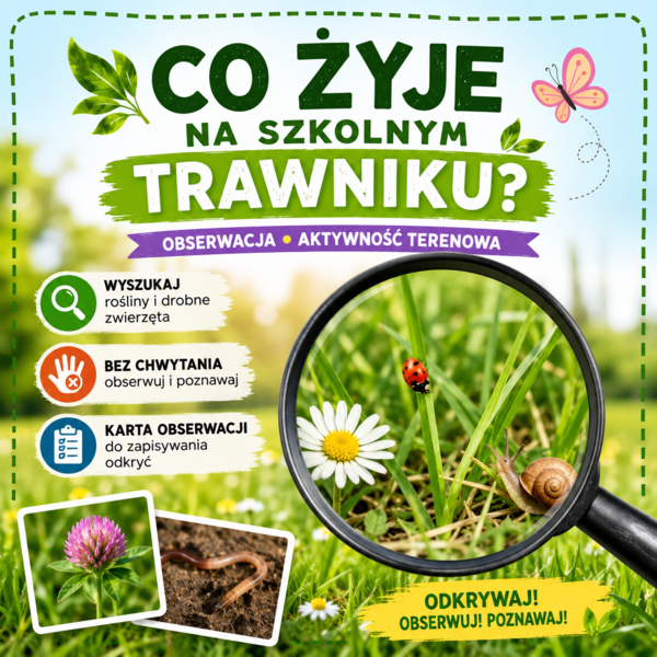 Co żyje na szkolnym trawniku?