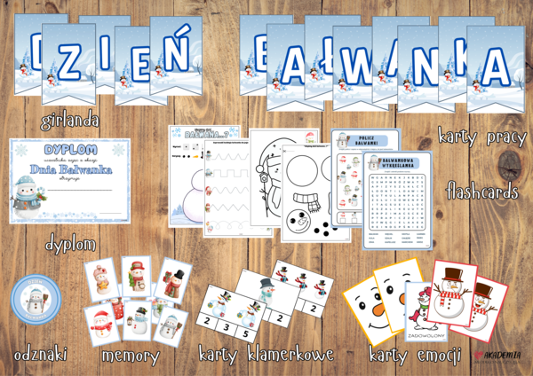 Dzień Bałwanka zestaw materiałów