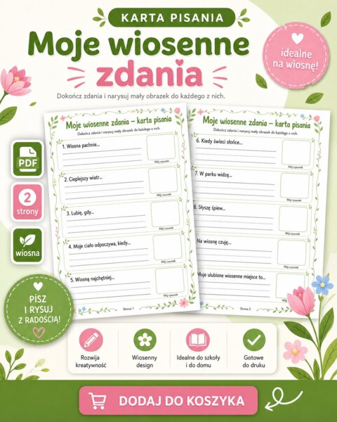 Moje wiosenne zdania