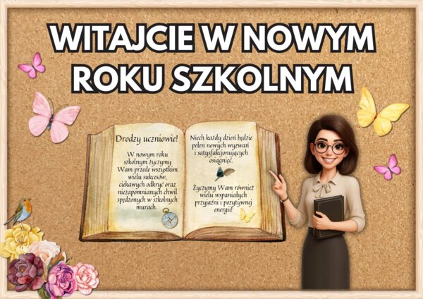 WITAJCIE W NOWYM ROKU SZKOLNYM - gazetka