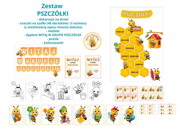 Zestaw PSZCZÓŁKI