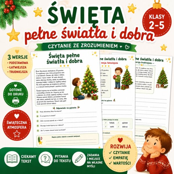 Święta pełna światła i dobra. Tekst.
