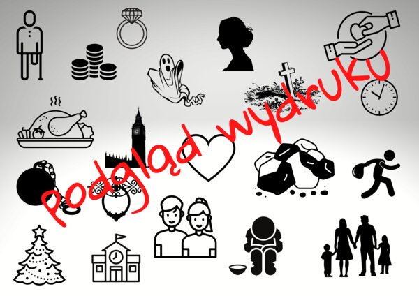 Plansza skojarzeniowa - "Opowieść wigilijna".