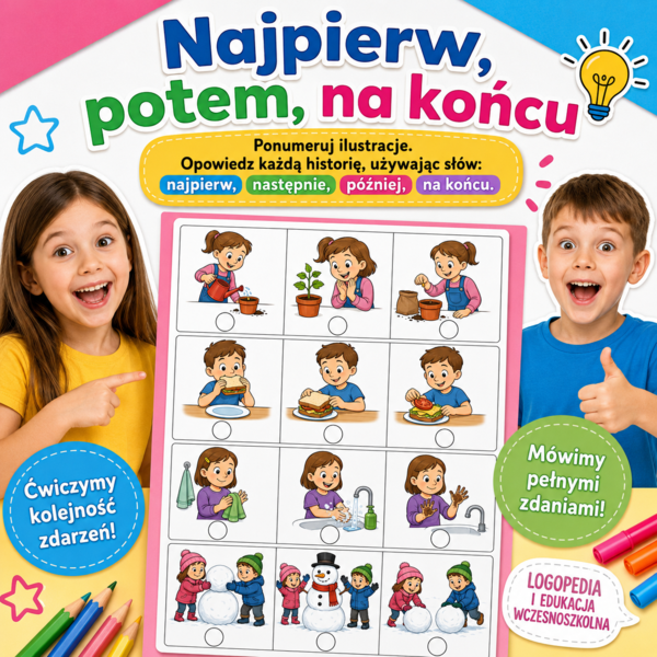 Najpierw, potem, na końcu