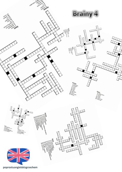 Brainy 4 – Unit 3 – krzyżówki