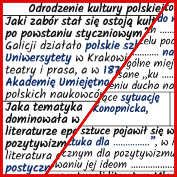 Odrodzenie kultury polskiej na początku XX w. MATERIAŁ ZA DARMO