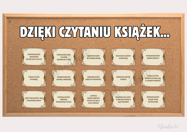 „Dzięki czytaniu książek…” - gazetka szkolna (wersja 2)