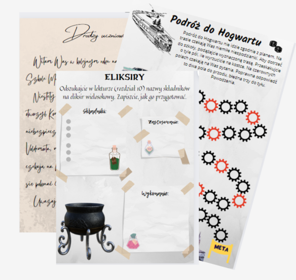 Harry Potter i Komnata Tajemnic - stacje zadaniowe