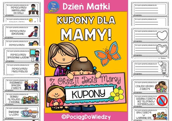 Dzień Matki - Kupony dla mamy