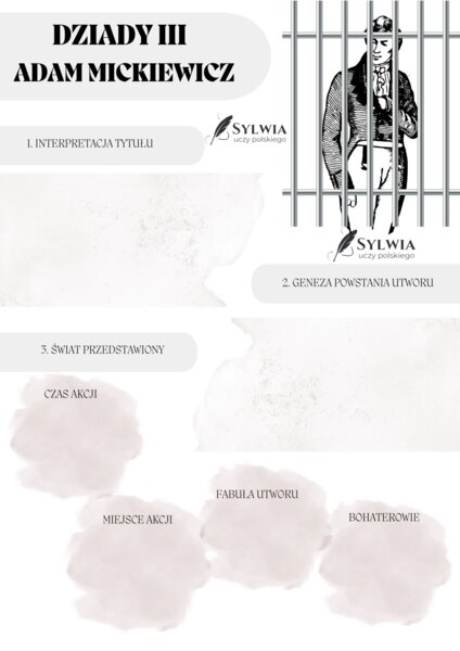 📒 Notatnik maturalny „Dziady cz. III" Adam Mickiewicz
