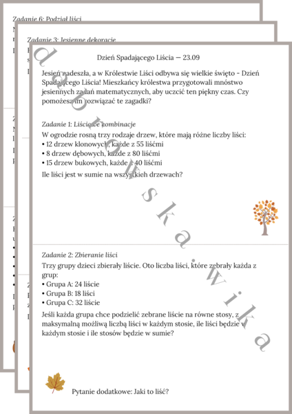 Matematyczny Dzień Spadającego Liścia — 23.09