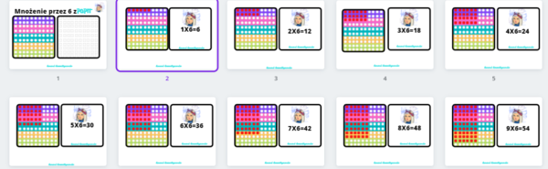 Mnożenie z POPIT