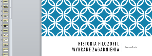 Prezentacja - historia filozofii
