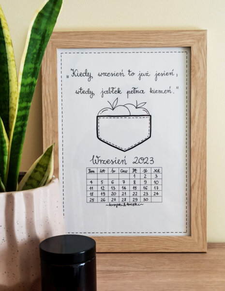 Kalendarz - WRZESIEŃ 2023