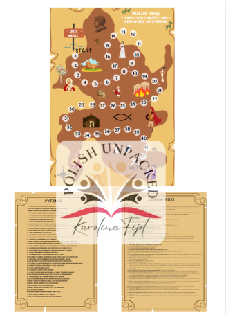 Gra planszowa "Quo vadis" Henryka Sienkiewicza, grywalizacja, lektura, egzamin ósmoklasisty